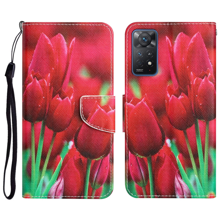 Colored Drawing Leather Phone Case, For Xiaomi Redmi Note 11 Pro Global