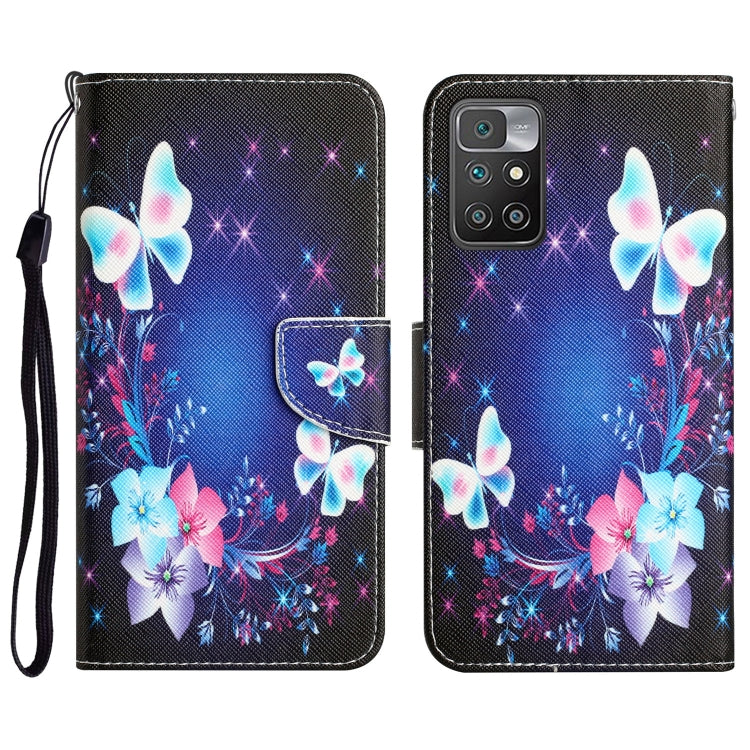 Colored Drawing Leather Phone Case, For Xiaomi Redmi 10