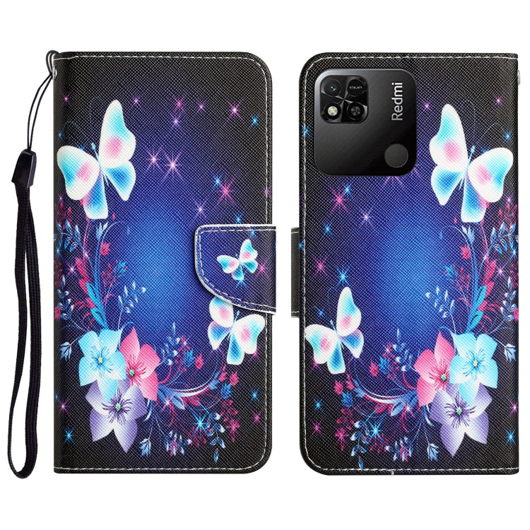 Colored Drawing Leather Phone Case, For Xiaomi Redmi 9C / 10A