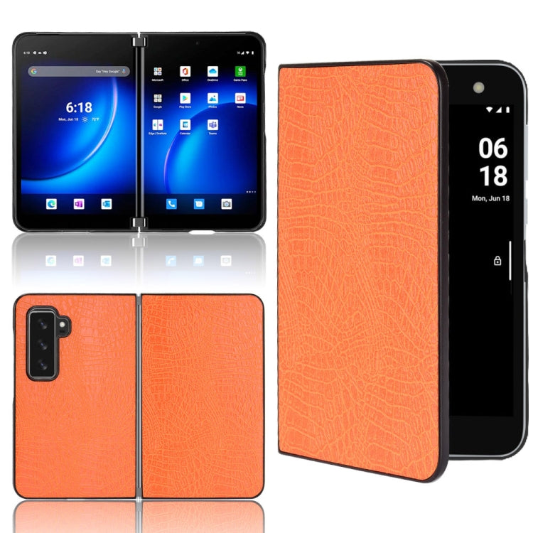 Shockproof Crocodile Texture PC + PU Case, For Sony Xperia Ace III, For Microsoft Surface Duo 2