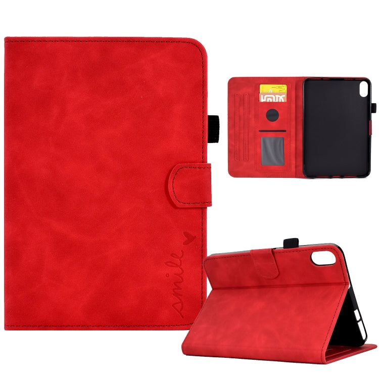 Embossed Smile Flip Tablet Leather Smart Case, For iPad 10.2 / Air 10.5 2019, For iPad Air 2022 / 2020 10.9, For iPad mini 2024 / mini 6, For iPad 9.7 2018&2017 / Air 2 / Air