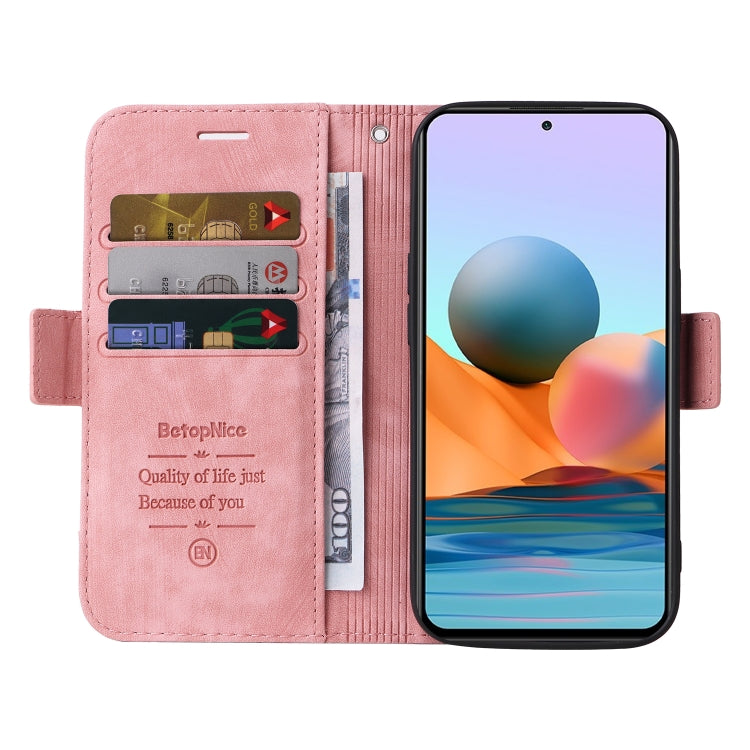 BETOPNICE Dual-side Buckle Leather Phone Case, For Xiaomi Redmi Note 10 Pro, For Xiaomi Redmi Note 11 4G, For Xiaomi Redmi Note 11 Pro 5G / 4G, For Xiaomi Redmi 9A