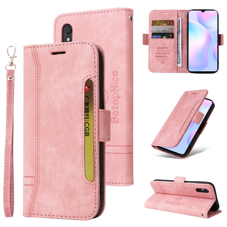 BETOPNICE Dual-side Buckle Leather Phone Case, For Xiaomi Redmi Note 10 Pro, For Xiaomi Redmi Note 11 4G, For Xiaomi Redmi Note 11 Pro 5G / 4G, For Xiaomi Redmi 9A
