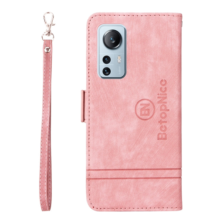 BETOPNICE Dual-side Buckle Leather Phone Case, For Xiaomi 12 Lite, For Xiaomi 12, For Xiaomi 12 Pro, For Xiaomi Poco M3 / Redmi 9T