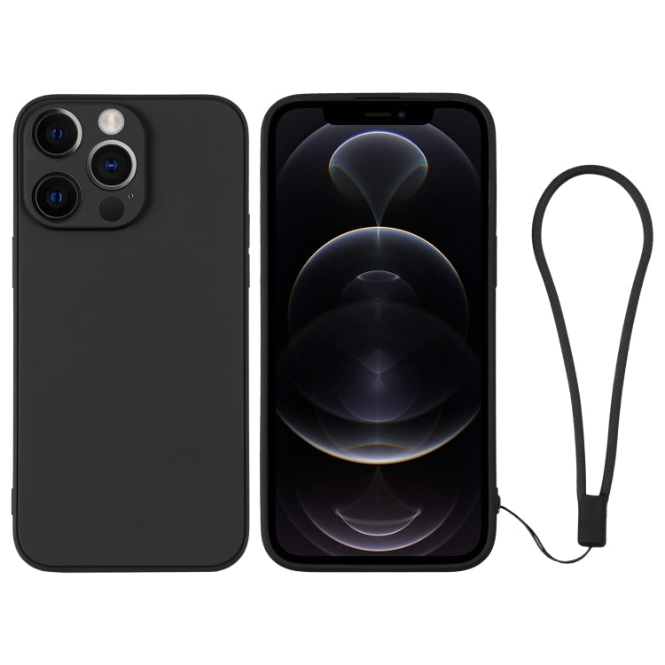 Silicone Phone Case with Wrist Strap, For iPhone 12 Pro, For iPhone 12 Pro Max