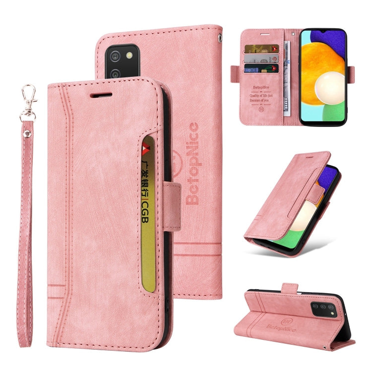 BETOPNICE Dual-side Buckle Leather Phone Case, For Samsung Galaxy A03 164mm, For Samsung Galaxy A03s 166mm, For Samsung Galaxy A03 166mm, For Samsung Galaxy A12 5G / 4G
