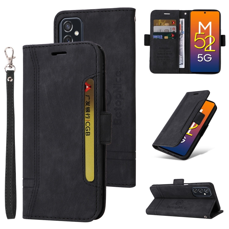 BETOPNICE Dual-side Buckle Leather Phone Case, For Samsung Galaxy A73 5G, For Samsung Galaxy M33 5G, For Samsung Galaxy M52 5G, For Samsung Galaxy M53 5G