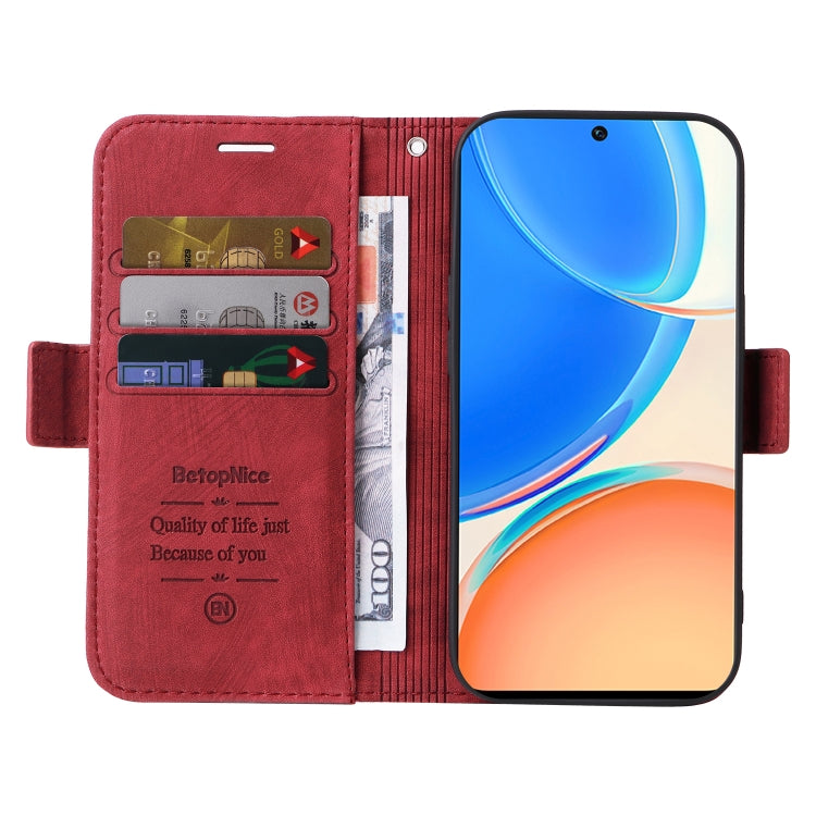 BETOPNICE Dual-side Buckle Leather Phone Case, For Huawei nova 8i, For Motorola Moto G52 / G82, For Honor X8, For Honor X7