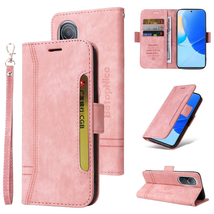 BETOPNICE Dual-side Buckle Leather Phone Case, For Motorola Moto E32, For Huawei nova 9 SE, For Huawei nova 9 Pro, For Honor Magic4