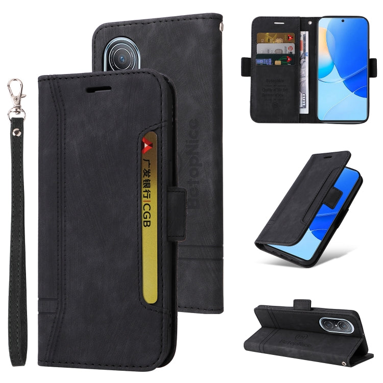 BETOPNICE Dual-side Buckle Leather Phone Case, For Motorola Moto E32, For Huawei nova 9 SE, For Huawei nova 9 Pro, For Honor Magic4
