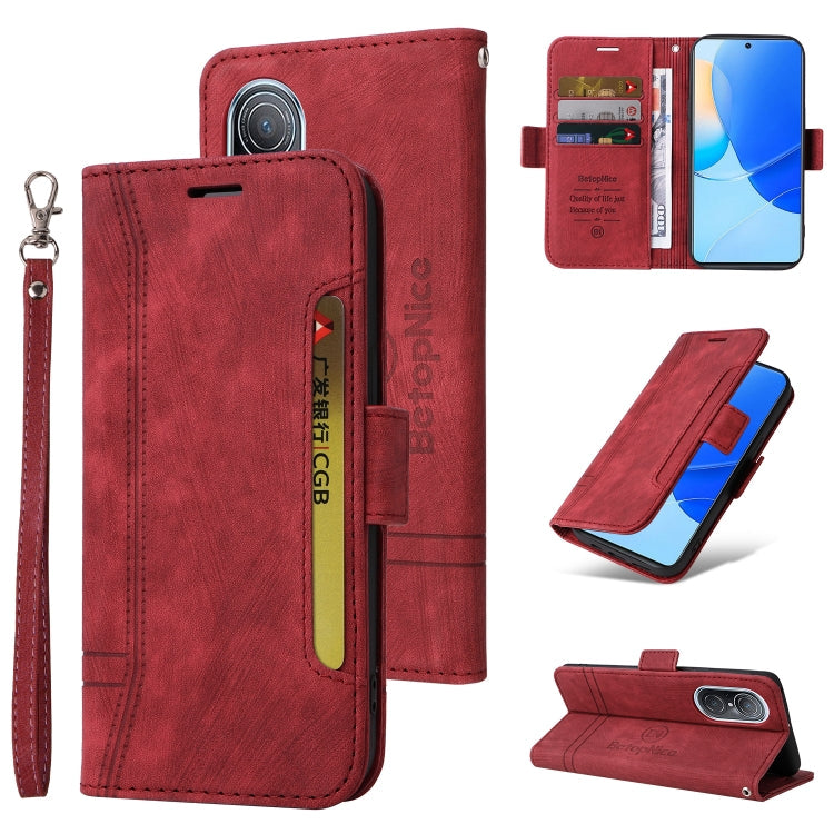 BETOPNICE Dual-side Buckle Leather Phone Case, For Huawei nova 8i, For Motorola Moto G52 / G82, For Honor X8, For Honor X7