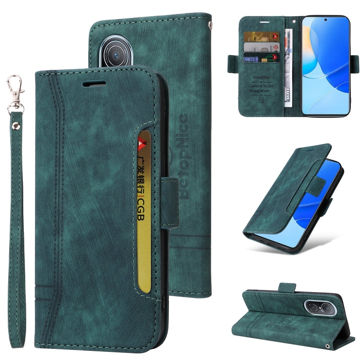 BETOPNICE Dual-side Buckle Leather Phone Case, For Huawei nova 8i, For Motorola Moto G52 / G82, For Honor X8, For Honor X7