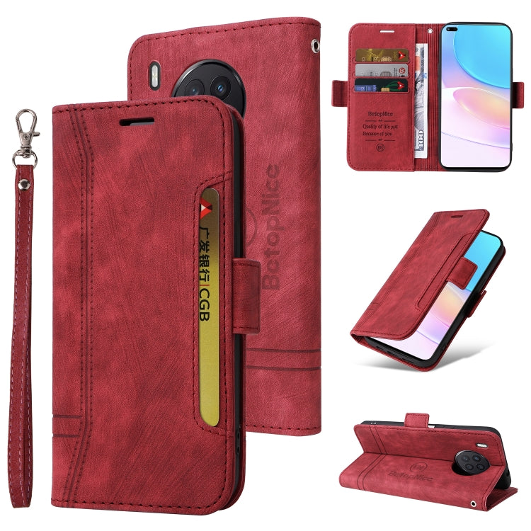 BETOPNICE Dual-side Buckle Leather Phone Case, For Huawei nova 8i, For Motorola Moto G52 / G82, For Honor X8, For Honor X7