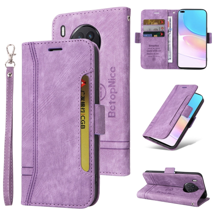 BETOPNICE Dual-side Buckle Leather Phone Case, For Huawei nova 8i, For Motorola Moto G52 / G82, For Honor X8, For Honor X7