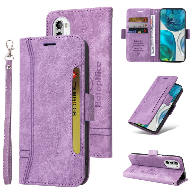 BETOPNICE Dual-side Buckle Leather Phone Case, For Huawei nova 8i, For Motorola Moto G52 / G82, For Honor X8, For Honor X7