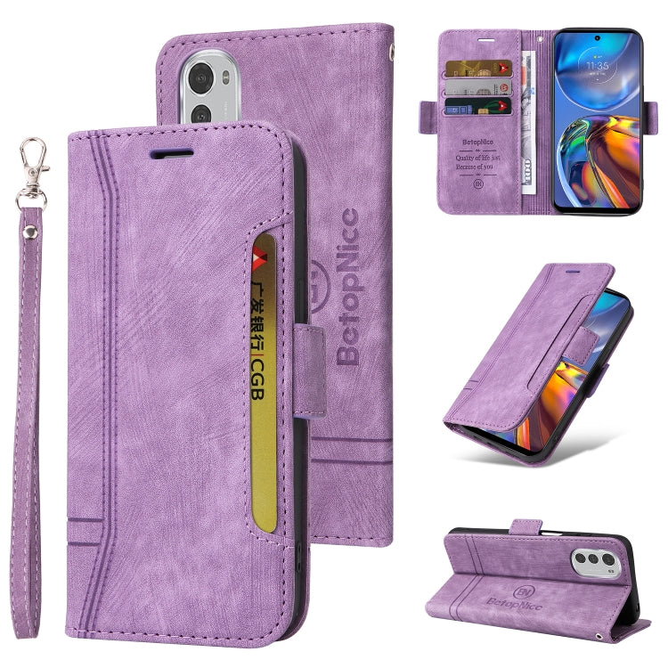 BETOPNICE Dual-side Buckle Leather Phone Case, For Huawei nova 8i, For Motorola Moto G52 / G82, For Honor X8, For Honor X7