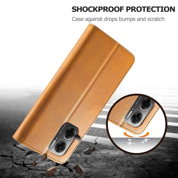 LC.IMEEKE Calf Texture Leather Phone Case, For Xiaomi Redmi 10 5G, For Xiaomi Poco M5, For Xiaomi Poco M4 5G, For Xiaomi Redmi Note 11E 5G