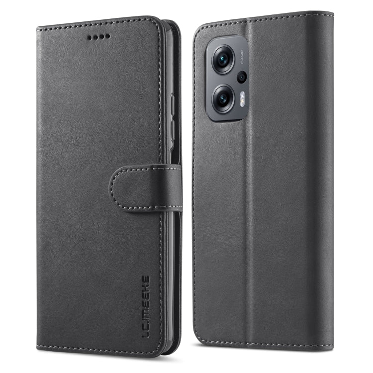 LC.IMEEKE Calf Texture Leather Phone Case, For Xiaomi Redmi 10 5G, For Xiaomi Poco M5, For Xiaomi Poco M4 5G, For Xiaomi Redmi Note 11E 5G