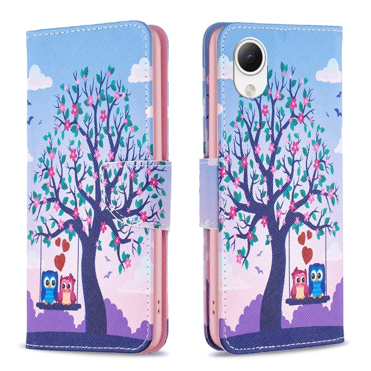 Colored Drawing Pattern Flip Leather Phone Case, For Samsung Galaxy A23e 5G