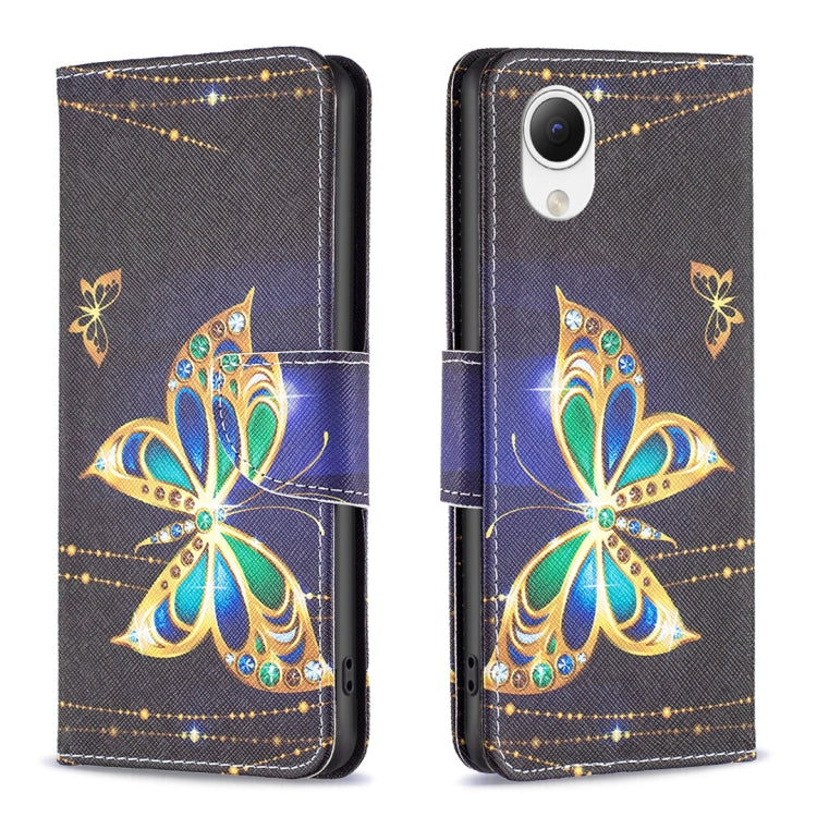 Colored Drawing Pattern Flip Leather Phone Case, For Samsung Galaxy A23e 5G