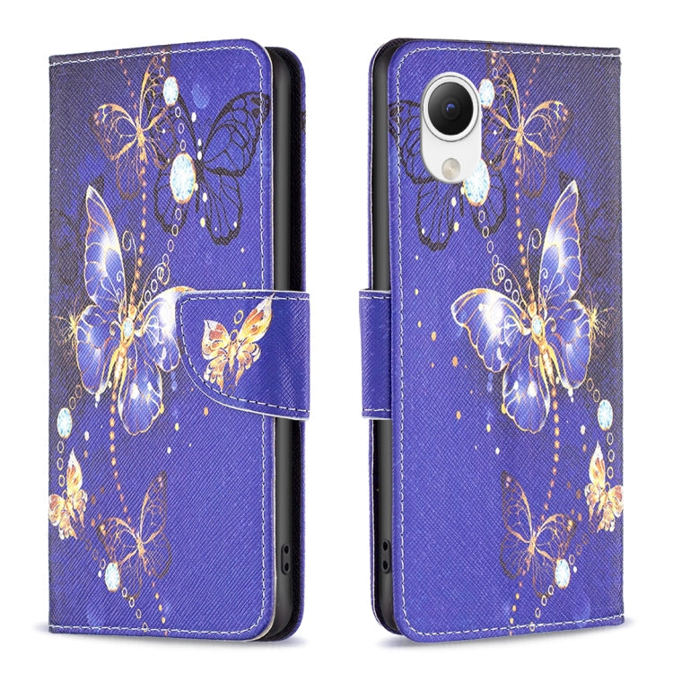 Colored Drawing Pattern Flip Leather Phone Case, For Samsung Galaxy A23e 5G