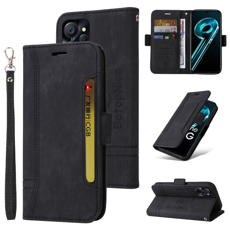 BETOPNICE Dual-side Buckle Leather Phone Case, For OPPO Reno8 5G Global, For Realme 9i 5G, For Realme 8i, For vivo Y77 5G Global