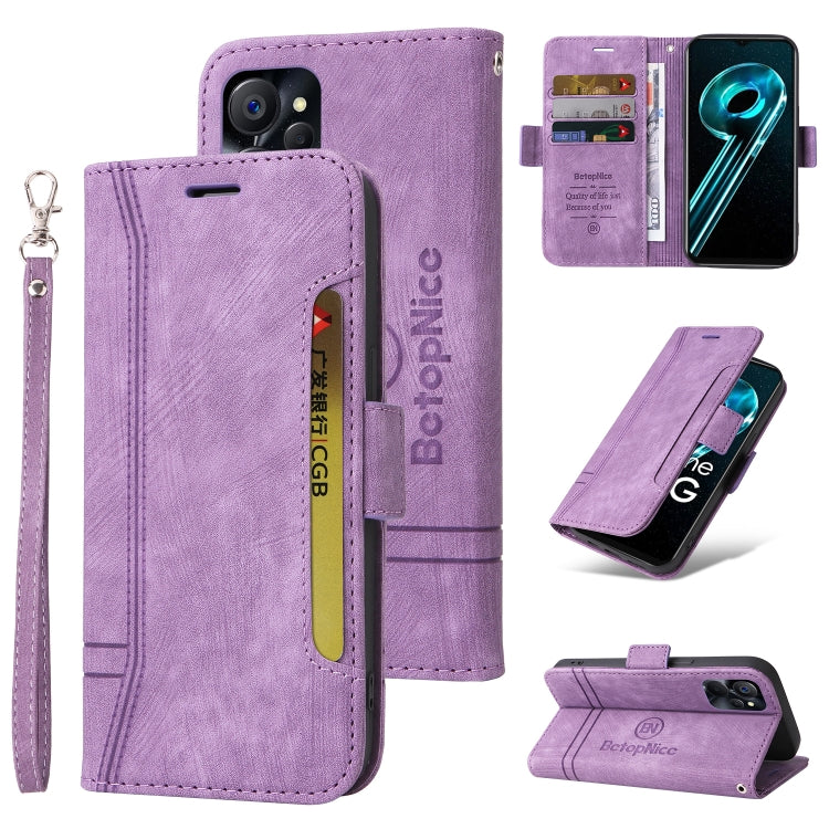 BETOPNICE Dual-side Buckle Leather Phone Case, For OPPO Reno8 5G Global, For Realme 9i 5G, For Realme 8i, For vivo Y77 5G Global