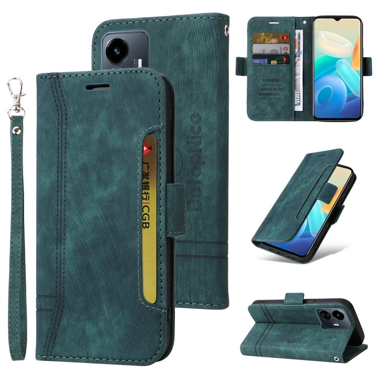 BETOPNICE Dual-side Buckle Leather Phone Case, For OPPO Reno8 5G Global, For Realme 9i 5G, For Realme 8i, For vivo Y77 5G Global