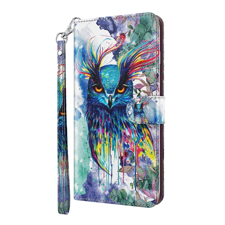 3D Painting Pattern TPU + PU Phone Case, For Honor X8 4G, For Samsung Galaxy A23E