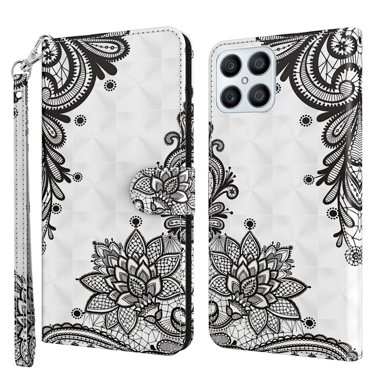 3D Painting Pattern TPU + PU Phone Case, For Honor X8 4G, For Samsung Galaxy A23E