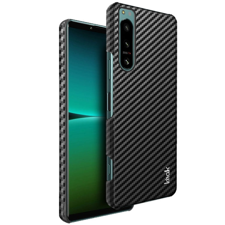 IMAK Ruiyi Series Carbon Fiber PU + PC Phone Case, For iPhone 14 Plus, For iPhone 14 Pro Max, For iPhone 14 Pro, For iPhone 14, For Asus ZenFone 9 5G, For Motorola Moto Razr 2022, For Sony Xperia 5 IV