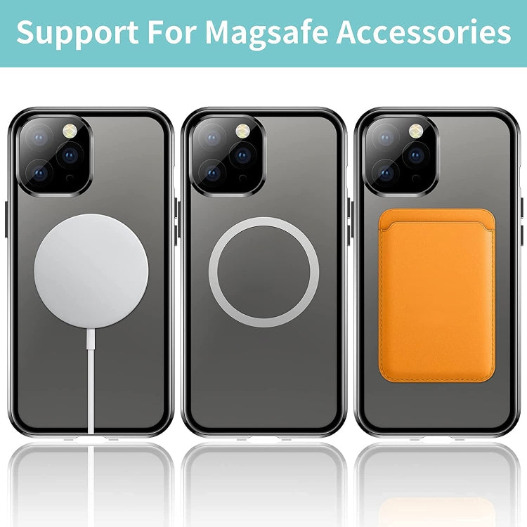 360 Full Body Magnetic Frosted Magsafe Phone Case, For iPhone 12, For iPhone 12 Pro, For iPhone 12 Pro Max, For iPhone 11 Pro, For iPhone 11, For iPhone 11 Pro Max