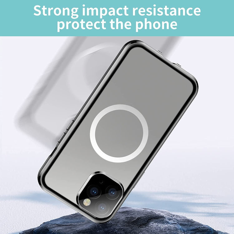 360 Full Body Magnetic Frosted Magsafe Phone Case, For iPhone 12, For iPhone 12 Pro, For iPhone 12 Pro Max, For iPhone 11 Pro, For iPhone 11, For iPhone 11 Pro Max