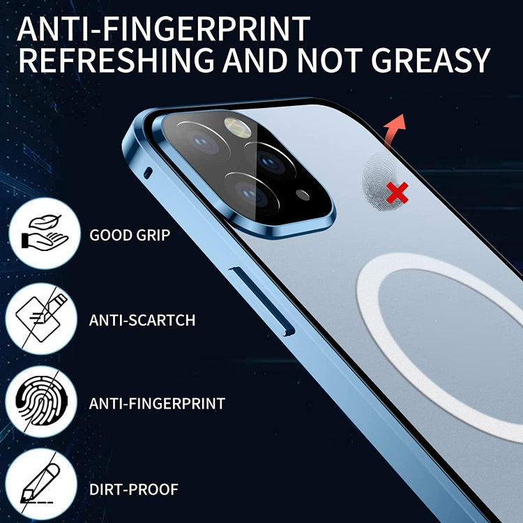 360 Full Body Magnetic Frosted Magsafe Phone Case, For iPhone 12, For iPhone 12 Pro, For iPhone 12 Pro Max, For iPhone 11 Pro, For iPhone 11, For iPhone 11 Pro Max