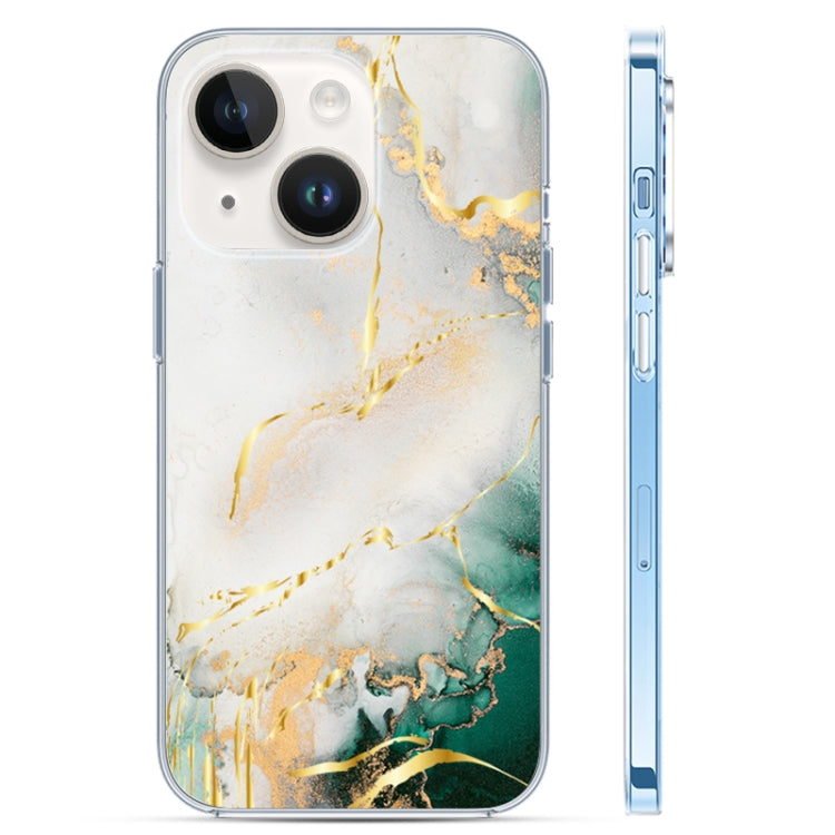 Coloured Glaze Marble Phone Case, For iPhone 14, For iPhone 14 Plus, For iPhone 14 Pro