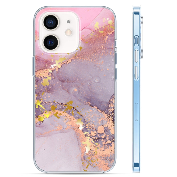 Coloured Glaze Marble Phone Case, For iPhone 13 Pro Max, For iPhone 12, For iPhone 12 Pro