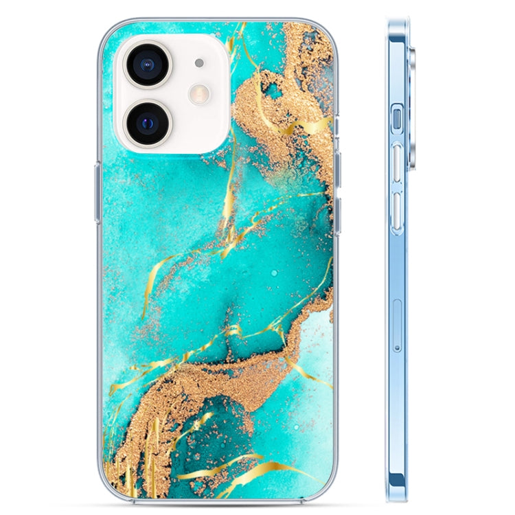 Coloured Glaze Marble Phone Case, For iPhone 13 Pro Max, For iPhone 12, For iPhone 12 Pro