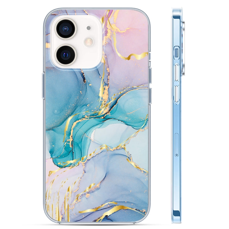 Coloured Glaze Marble Phone Case, For iPhone 13 Pro Max, For iPhone 12, For iPhone 12 Pro