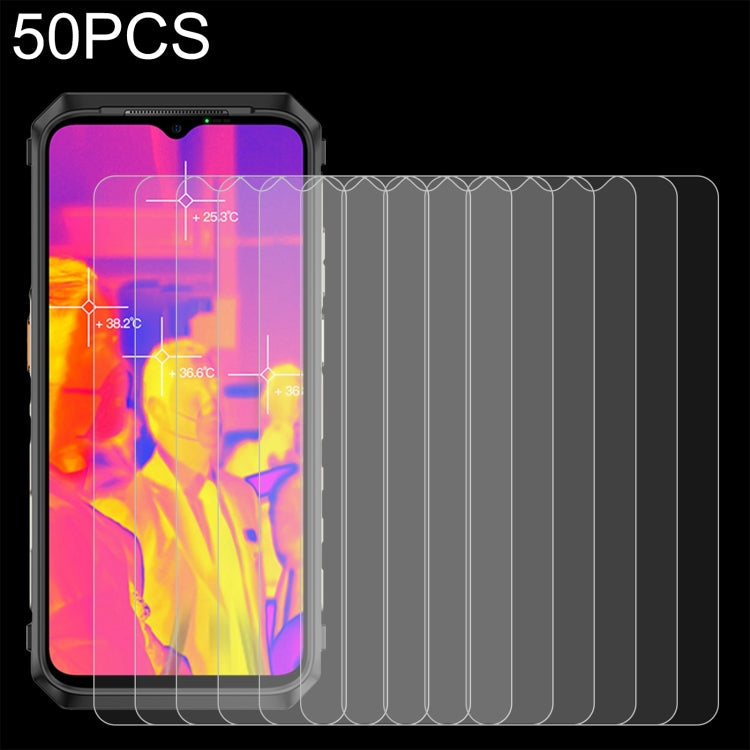 50pcs 0.26mm 9H 2.5D Tempered Glass Film, For Ulefone Power Armor 18T (50 PCS), For Ulefone Armor 17 Pro (50 PCS)
