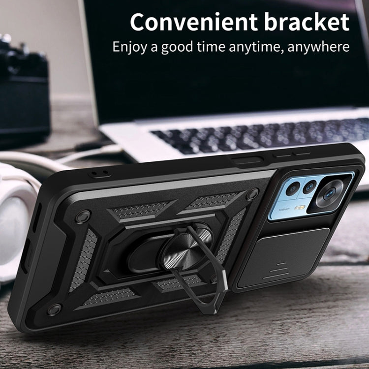 Sliding Camera Cover Design TPU+PC Phone Case, For Xiaomi 12T, For Motorola Moto G22, For OPPO Reno8 5G, For Xiaomi Redmi A1 4G