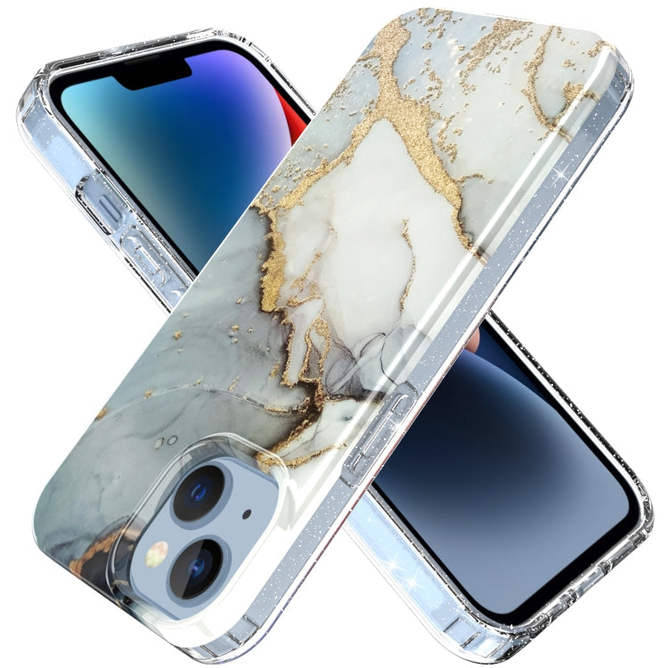 Marble Pattern IMD Phone Case, For iPhone 14
