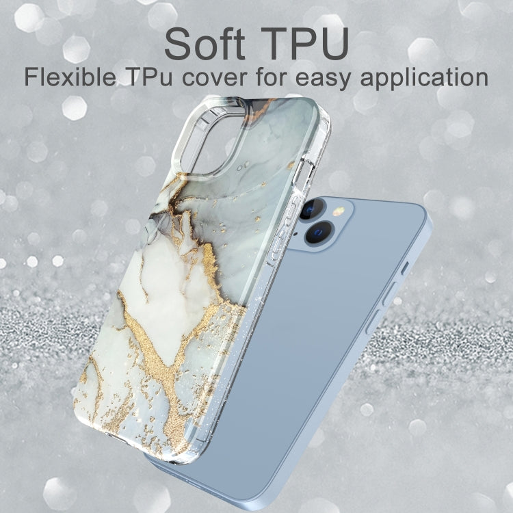 Marble Pattern IMD Phone Case, For iPhone 14