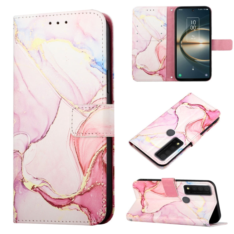 PT003 Marble Pattern Flip Leather Phone Case, For Nokia G400, For TCL 30 5G/30+ 5G, For TCL 30T T603DL, For TCL 30 V 5G T781S/30 XE 5G