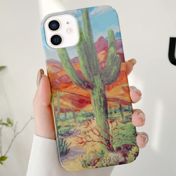 Varnishing Water Stick PC Phone Case, For iPhone 13 Pro Max, For iPhone 12, For iPhone 12 Pro