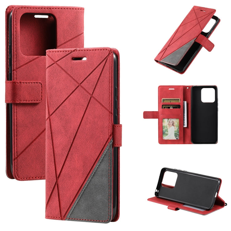 Skin Feel Splicing Leather Phone Case, For OPPO Find X5, For Xiaomi Redmi 10A, For Xiaomi Redmi 10 Prime+ 5G, For Sony Xperia 1 IV