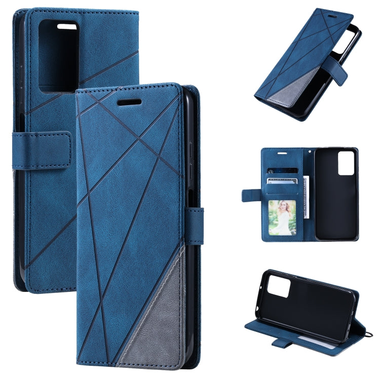 Skin Feel Splicing Leather Phone Case, For OPPO Find X5, For Xiaomi Redmi 10A, For Xiaomi Redmi 10 Prime+ 5G, For Sony Xperia 1 IV