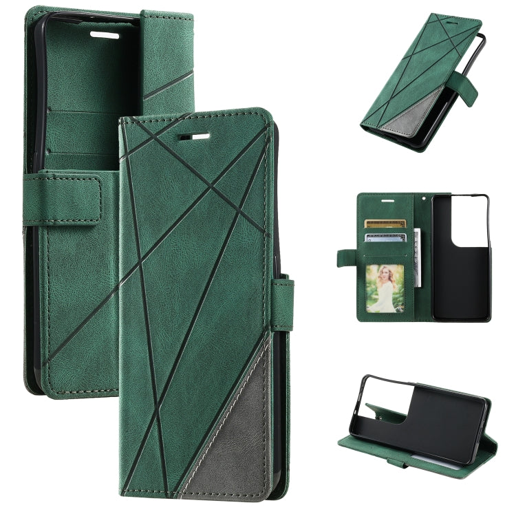 Skin Feel Splicing Leather Phone Case, For OPPO Reno8 Pro+, For OPPO Reno8 Pro, For OPPO Reno8, For Samsung Galaxy Xcover5