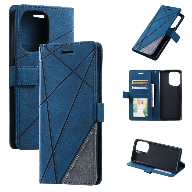 Skin Feel Splicing Leather Phone Case, For OPPO Find X5, For Xiaomi Redmi 10A, For Xiaomi Redmi 10 Prime+ 5G, For Sony Xperia 1 IV