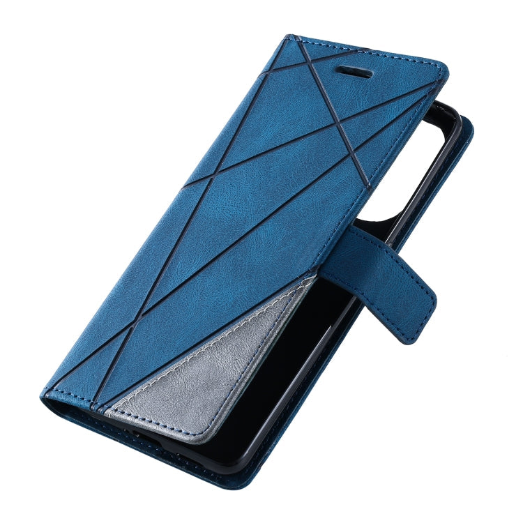Skin Feel Splicing Leather Phone Case, For OPPO Find X5, For Xiaomi Redmi 10A, For Xiaomi Redmi 10 Prime+ 5G, For Sony Xperia 1 IV