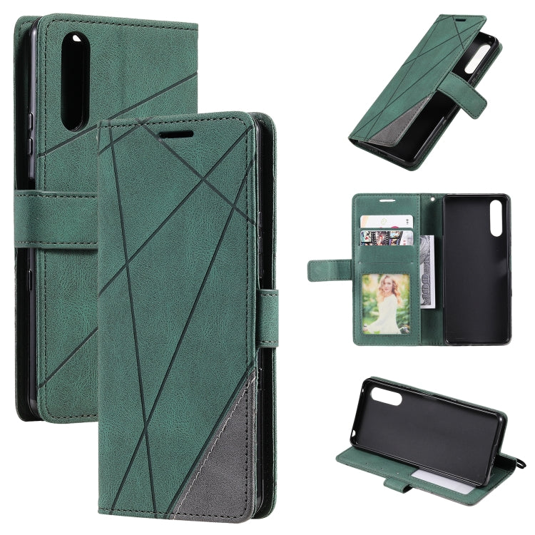 Skin Feel Splicing Leather Phone Case, For OPPO Find X5, For Xiaomi Redmi 10A, For Xiaomi Redmi 10 Prime+ 5G, For Sony Xperia 1 IV